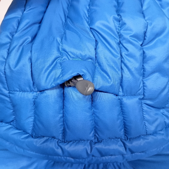 Stio Pinion Down Hooded Men's L Blue Goose Down Pertex Outdoors Puffer Jacket - Picture 11 of 13
